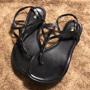 Black sandals